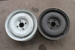 Obrázek: Plechové disky 5,5Jx13" 4x100 ET38 VW Golf I,II / Jetta